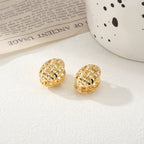 Women's Ear Clips with Elegant Pattern Calm Wears-https://detail.1688.com/offer/788985811259.html-Calm Wears-Gold-Calm Wears