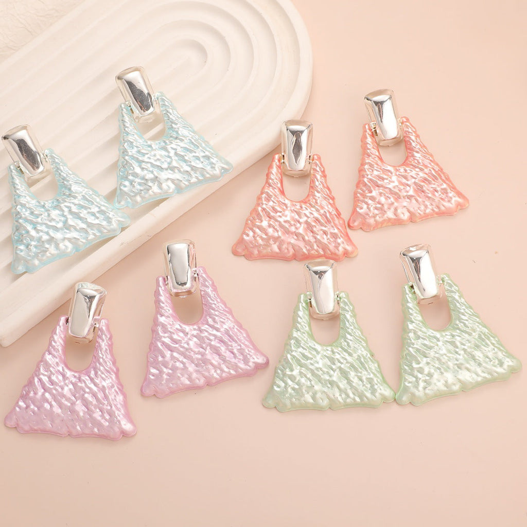 Women's earrings in artistic design Calm Wears-https://detail.1688.com/offer/1028504125902.html-Calm Wears-Light blue-Calm Wears