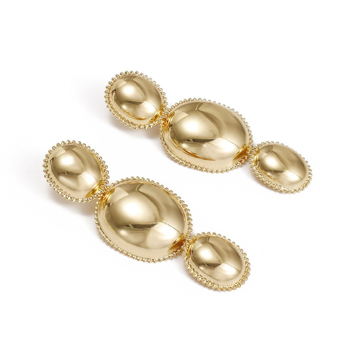 Women's earrings in artistic, structured design Calm Wears-https://detail.1688.com/offer/839067662659.html-Calm Wears-Gold-Calm Wears
