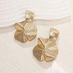 Women's earrings in artistic, structured design Calm Wears-https://detail.1688.com/offer/839067662659.html-Calm Wears-Gold-Calm Wears
