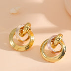 Women's earrings in elegant ring design Calm Wears-https://detail.1688.com/offer/968807937685.html-Calm Wears-Style 3-Calm Wears