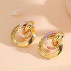 Women's earrings in elegant ring design Calm Wears-https://detail.1688.com/offer/968807937685.html-Calm Wears-Style 3-Calm Wears