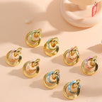 Women's earrings in elegant ring design Calm Wears-https://detail.1688.com/offer/968807937685.html-Calm Wears-Style 3-Calm Wears