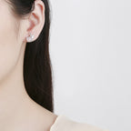 Women's earrings in elegant whale fin design Calm Wears-https://detail.1688.com/offer/673965633864.html-Calm Wears-Platinum-925-Calm Wears