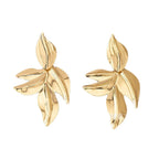 Women’s earrings with elegant leaf design Calm Wears-https://detail.1688.com/offer/1028177813222.html-Calm Wears-Gold yellow-Calm Wears