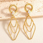 Women's earrings with elegant, shimmering design Calm Wears-https://detail.1688.com/offer/1052312126596.html-Calm Wears-Green-Calm Wears