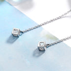 Women's earrings with elegant square pendant and shimmering zirconia Calm Wears-https://detail.1688.com/offer/613053975372.html-Calm Wears-White-925-Calm Wears