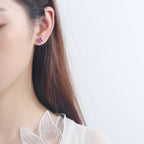 Women's earrings with multilayer floral design and sparkling zirconia Calm Wears-https://detail.1688.com/offer/612809754033.html-Calm Wears-Black-925-Calm Wears