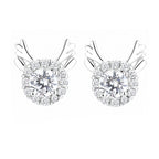 Women's earrings with sparkling crystals and playfully designed wings Calm Wears-https://detail.1688.com/offer/612941423402.html-Calm Wears-White-Size: Adjustable open size-Calm Wears