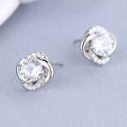 Women's earrings with sparkling cubic zirconia and elegant cable design Calm Wears-https://detail.1688.com/offer/612292244679.html-Calm Wears-White-925-Calm Wears