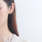 Women's earrings with sparkling heart accents made of high-quality stainless steel Calm Wears-https://detail.1688.com/offer/612811026788.html-Calm Wears-White-925-Calm Wears