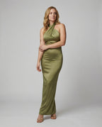 Women's Elegant Evening Dress with Asymmetrical Halter Neck and Figure-Flattering Cut-https://detail.1688.com/offer/911213746243.html-Calm Wears-Black-S-Calm Wears
