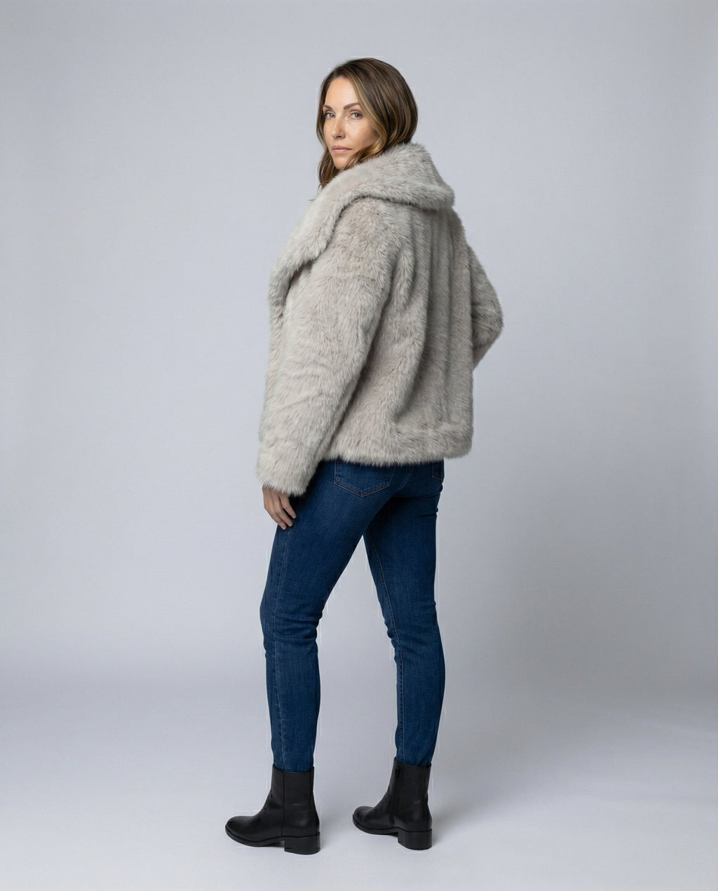 Women's Elegant Faux Fur Jacket-the goods hub20251115-Calm Wears-XS-Calm Wears