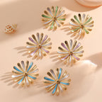 Women’s Flower Earrings in Modern 3D Design Calm Wears-https://detail.1688.com/offer/967647191366.html-Calm Wears-Style 3-Calm Wears