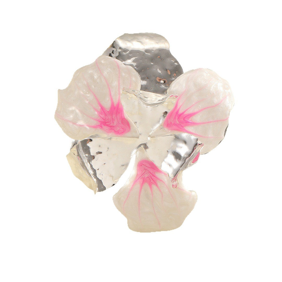 Women's flower-shaped ring made of shiny metal and high-quality epoxy resin Calm Wears-https://detail.1688.com/offer/962638738791.html-Calm Wears-Style 3-Calm Wears