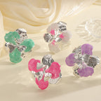 Women's flower-shaped ring made of shiny metal and high-quality epoxy resin Calm Wears-https://detail.1688.com/offer/962638738791.html-Calm Wears-Style 3-Calm Wears