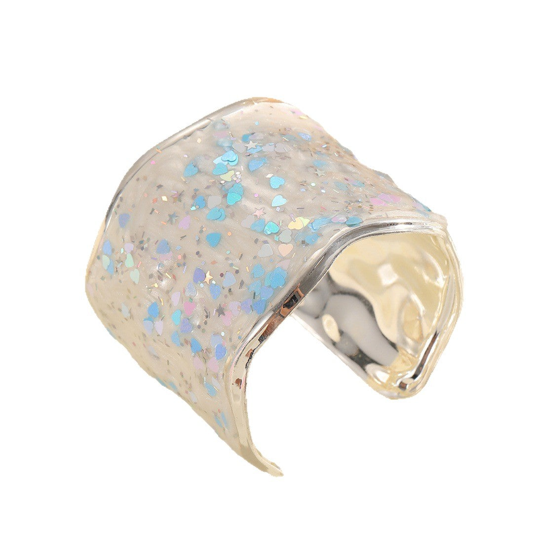 Women's Glittering Ring made of high-quality Epoxy Resin Calm Wears-https://detail.1688.com/offer/966686492910.html-Calm Wears-Style 3-Calm Wears