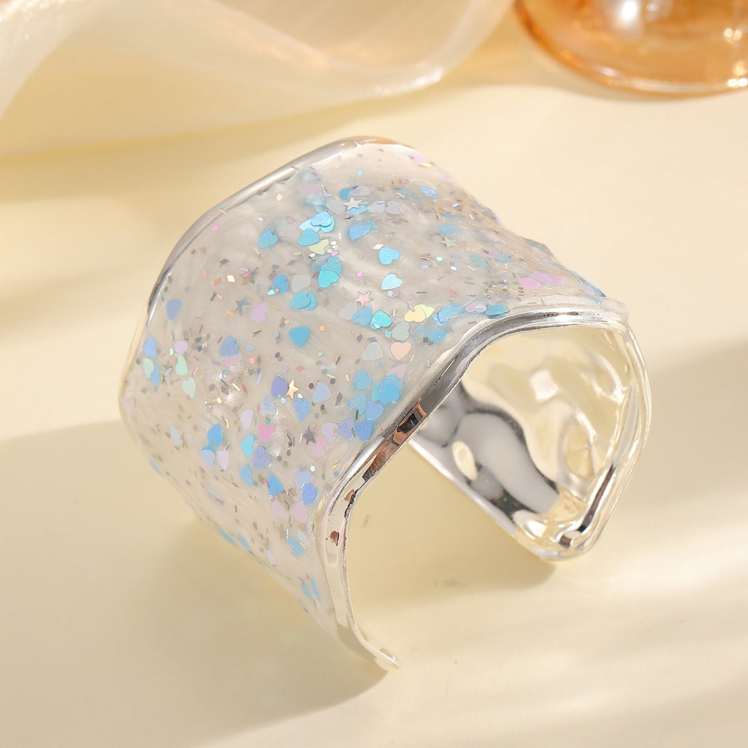 Women's Glittering Ring made of high-quality Epoxy Resin Calm Wears-https://detail.1688.com/offer/966686492910.html-Calm Wears-Unknown-Calm Wears