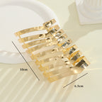 Women's hair accessories with shiny, curved elements Calm Wears-https://detail.1688.com/offer/825232837415.html-Calm Wears-Gold-Calm Wears