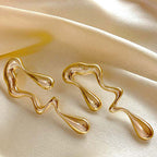 Women's hair accessory clips in modern, organic design Calm Wears-https://detail.1688.com/offer/794453670001.html-Calm Wears-Gold yellow-Calm Wears