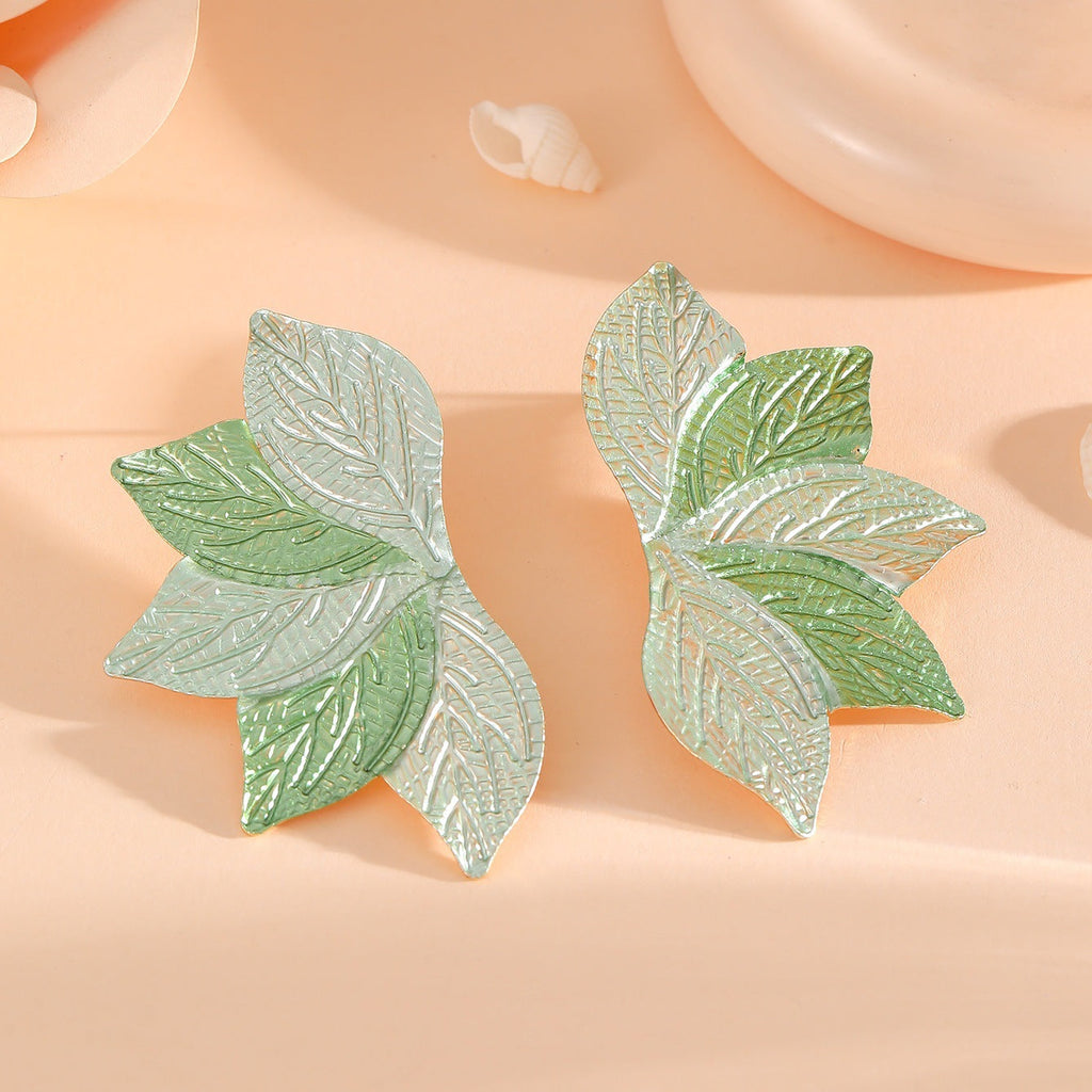 Women’s hair accessory with elaborate leaf design Calm Wears-https://detail.1688.com/offer/957653278132.html-Calm Wears-Silver-Calm Wears