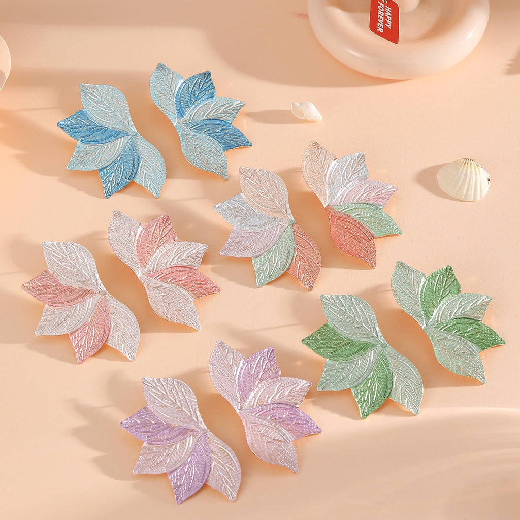 Women’s hair accessory with elaborate leaf design Calm Wears-https://detail.1688.com/offer/957653278132.html-Calm Wears-Silver-Calm Wears