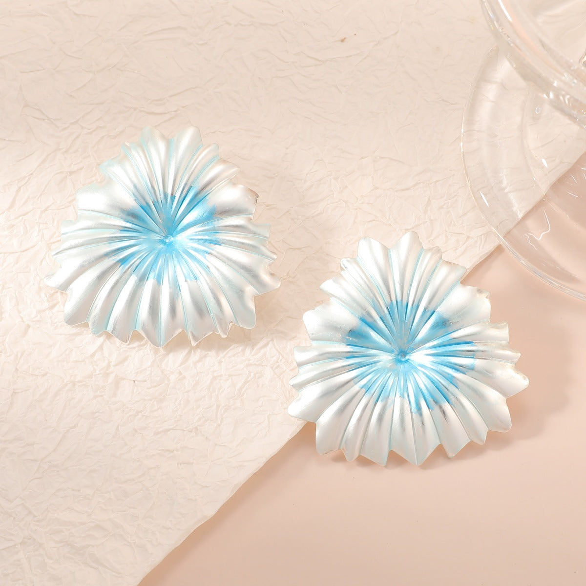 Women's Hair Clips in Elegant Plant Motif Calm Wears-https://detail.1688.com/offer/1028722093721.html-Calm Wears-Light blue-Calm Wears