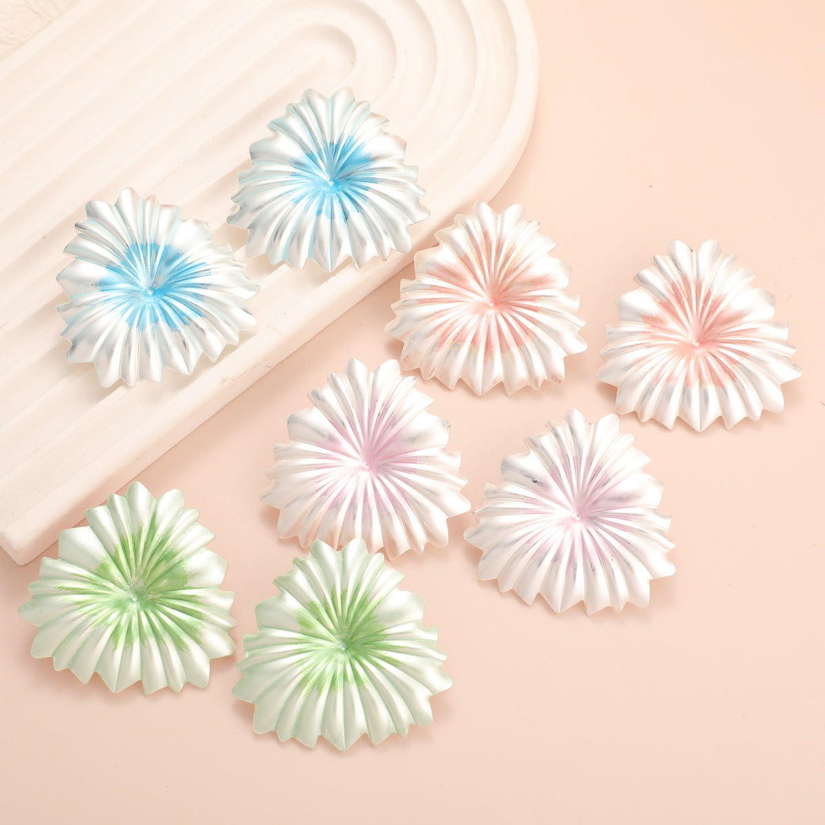 Women's Hair Clips in Elegant Plant Motif Calm Wears-https://detail.1688.com/offer/1028722093721.html-Calm Wears-Light blue-Calm Wears