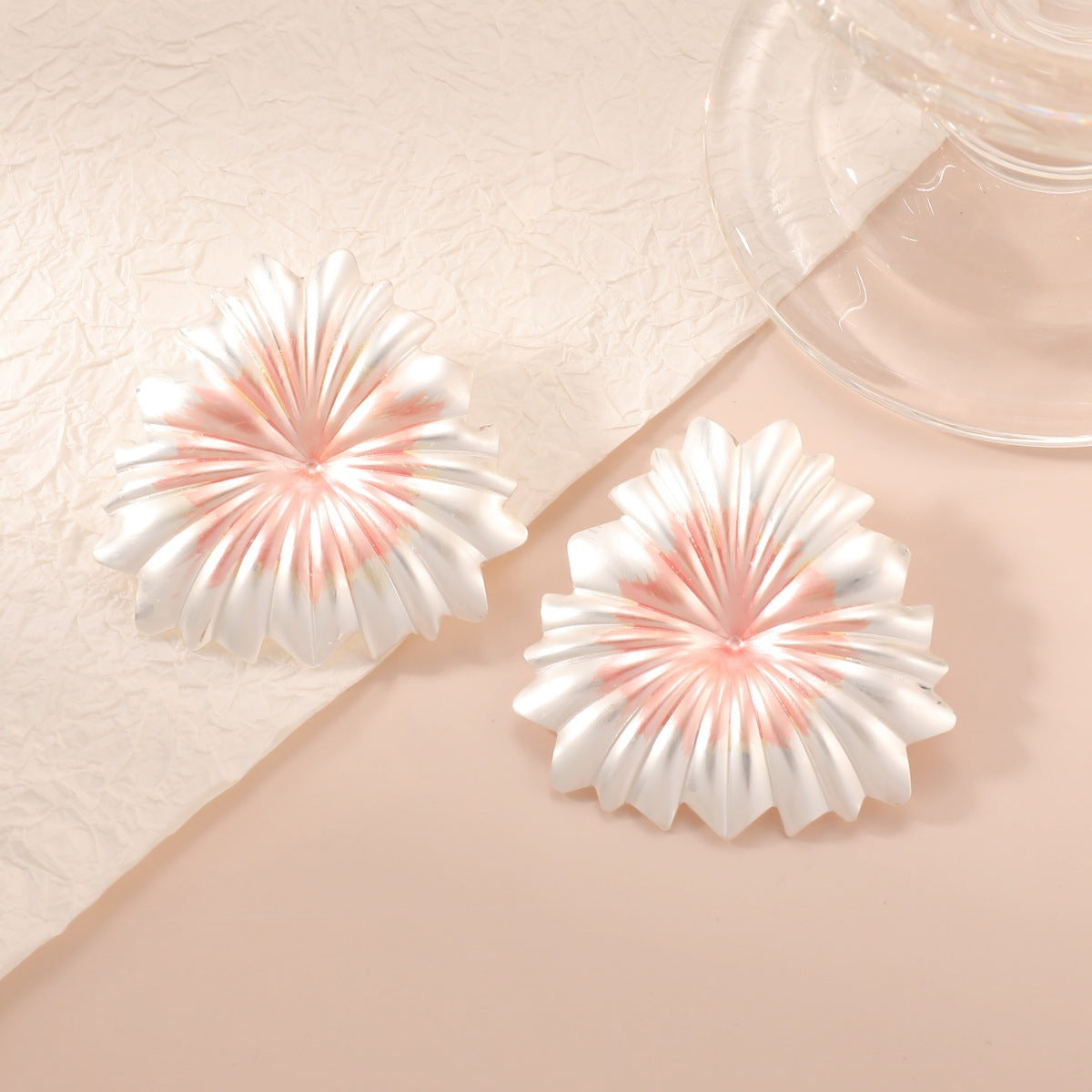 Women's Hair Clips in Elegant Plant Motif Calm Wears-https://detail.1688.com/offer/1028722093721.html-Calm Wears-Light pink-Calm Wears