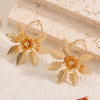 Women's hair clips in luxurious leaf design Calm Wears-https://detail.1688.com/offer/726973766217.html-Calm Wears-Gold-Calm Wears
