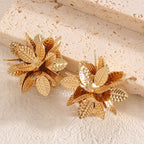 Women's hair clips in luxurious leaf design Calm Wears-https://detail.1688.com/offer/726973766217.html-Calm Wears-Gold-Calm Wears