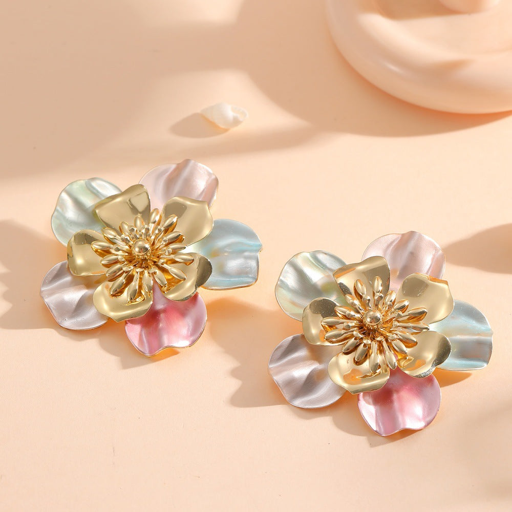 Women's hair clips in playful flower design Calm Wears-https://detail.1688.com/offer/968121682757.html-Calm Wears-Style 5-Calm Wears