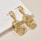 Women's Hanging Earrings in Artful Wire Design Calm Wears-https://detail.1688.com/offer/718789882254.html-Calm Wears-Calm Wears