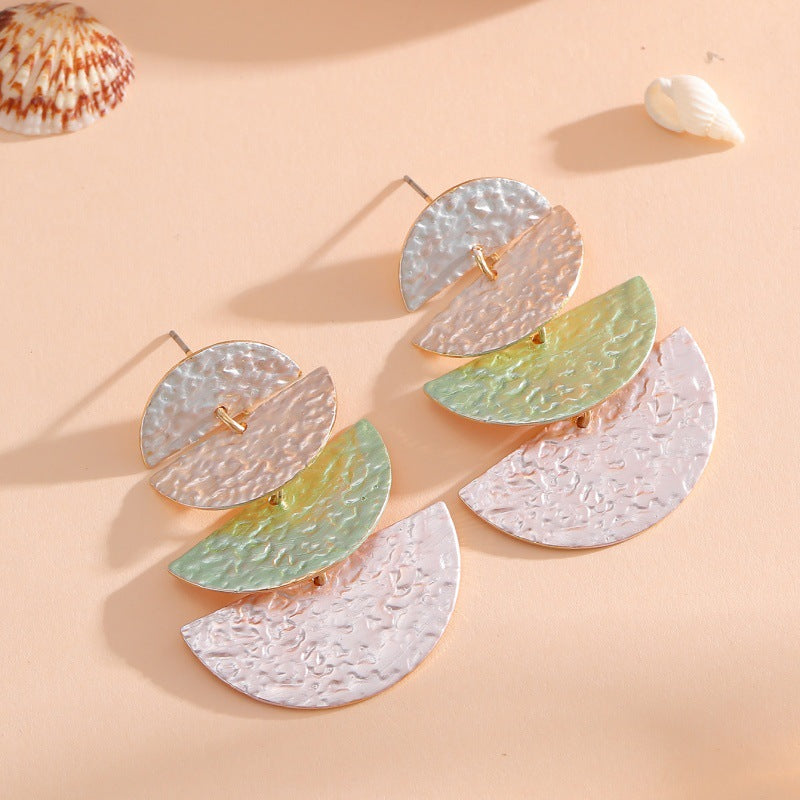 Women's Hanging Earrings in Elegant, Layered Design Calm Wears-https://detail.1688.com/offer/959191002965.html-Calm Wears-Style 4-Calm Wears