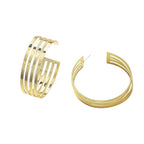 Women's Hanging Earrings in Elegant Wave Pattern Calm Wears-https://detail.1688.com/offer/910787278302.html-Calm Wears-Gold yellow-Calm Wears
