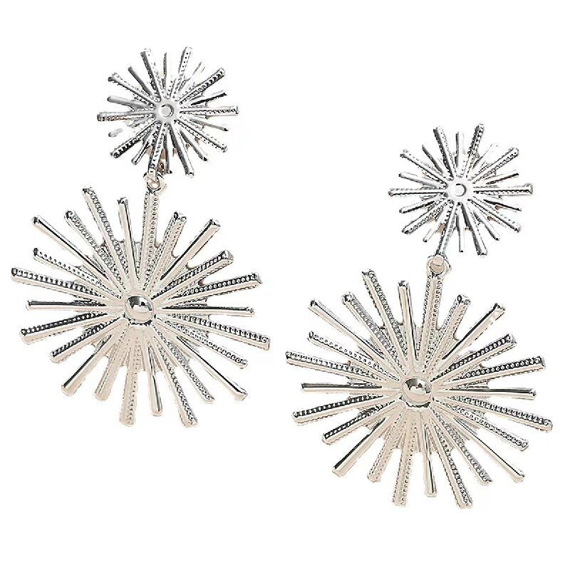 Women's Hanging Earrings in Modern Radiant Design Calm Wears-https://detail.1688.com/offer/1028183069381.html-Calm Wears-White-Calm Wears