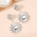 Women's Hanging Earrings in Modern Radiant Design Calm Wears-https://detail.1688.com/offer/1028183069381.html-Calm Wears-White-Calm Wears