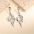 Women's Hanging Earrings in Stylish Leaf Design Calm Wears-https://detail.1688.com/offer/1029000272051.html-Calm Wears-Gold-Calm Wears