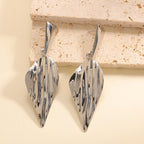 Women's Hanging Earrings in Stylish Leaf Design Calm Wears-https://detail.1688.com/offer/1029000272051.html-Calm Wears-Gold-Calm Wears