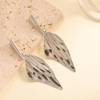 Women's Hanging Earrings in Stylish Leaf Design Calm Wears-https://detail.1688.com/offer/1029000272051.html-Calm Wears-Gold-Calm Wears