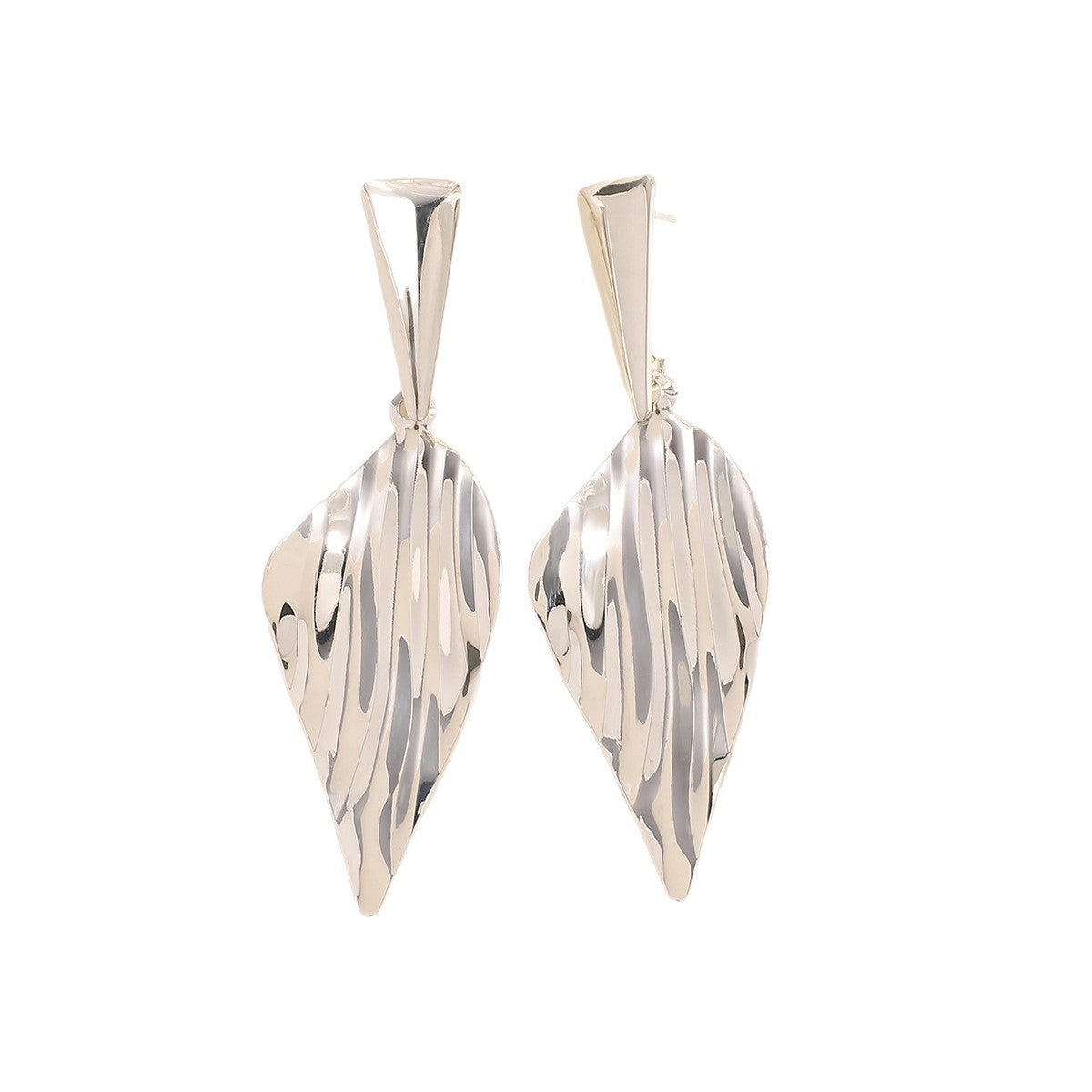 Women's Hanging Earrings in Stylish Leaf Design Calm Wears-https://detail.1688.com/offer/1029000272051.html-Calm Wears-Gold-Calm Wears