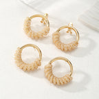Women's Hanging Earrings with Artistic Spiral Structure Calm Wears-https://detail.1688.com/offer/729783240499.html-Calm Wears-A85-Calm Wears