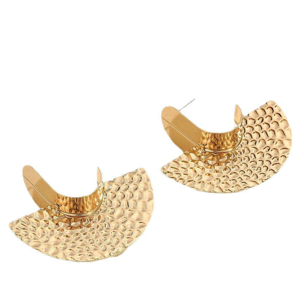 Women's Hanging Earrings with Artistic, Textured Design Calm Wears-https://detail.1688.com/offer/745355601481.html-Calm Wears-Earrings-Calm Wears
