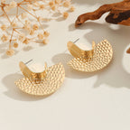 Women's Hanging Earrings with Artistic, Textured Design Calm Wears-https://detail.1688.com/offer/745355601481.html-Calm Wears-Earrings-Calm Wears