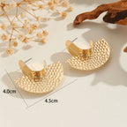 Women's Hanging Earrings with Artistic, Textured Design Calm Wears-https://detail.1688.com/offer/745355601481.html-Calm Wears-Earrings-Calm Wears