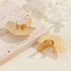 Women's Hanging Earrings with Artistic, Textured Design Calm Wears-https://detail.1688.com/offer/745355601481.html-Calm Wears-Earrings-Calm Wears