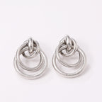 Women's Hanging Earrings with Elegant, Curved Ring Design Calm Wears-https://detail.1688.com/offer/850507767920.html-Calm Wears-Imitation gold-Calm Wears