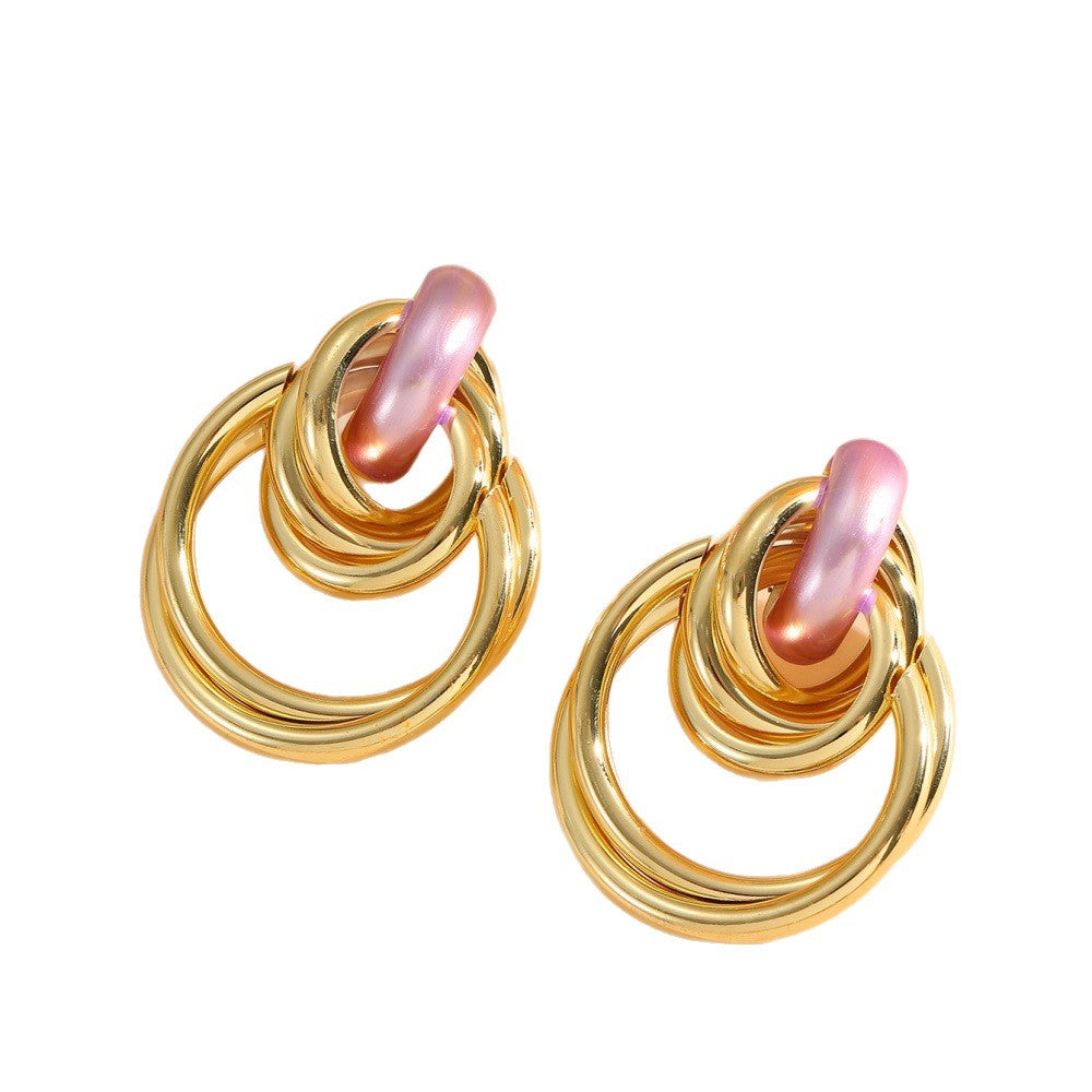 Women's Hanging Earrings with Elegant, Sculptural Design Calm Wears-https://detail.1688.com/offer/969409505000.html-Calm Wears-Style 3-Calm Wears