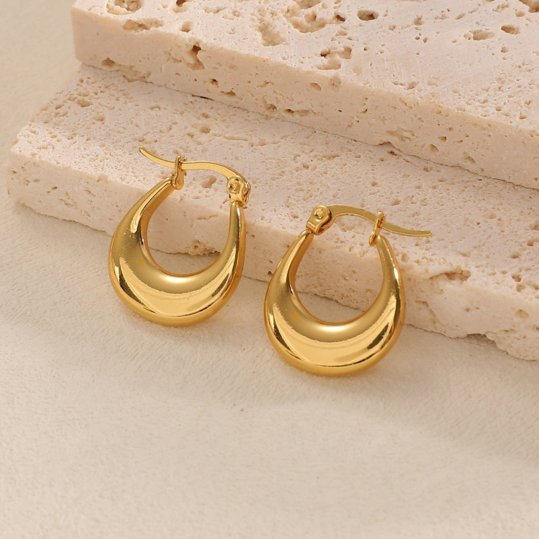 Women's Hanging Earrings with Integrated, Textured Design Calm Wears-https://detail.1688.com/offer/963215271049.html-Calm Wears-None-Calm Wears