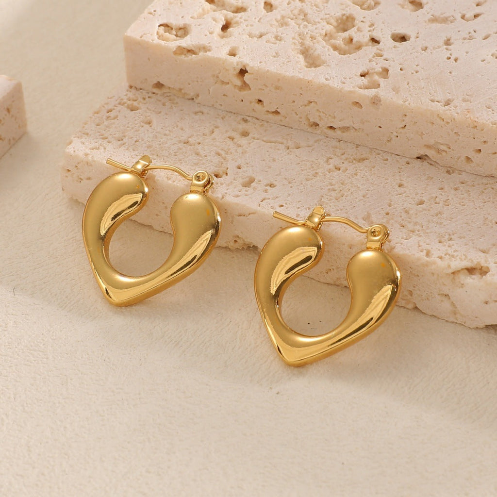 Women's Hanging Earrings with Integrated, Textured Design Calm Wears-https://detail.1688.com/offer/963215271049.html-Calm Wears-Style 10-Calm Wears